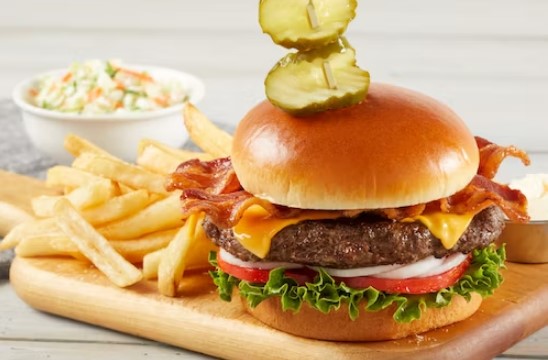Bob Evans Bacon Cheeseburger