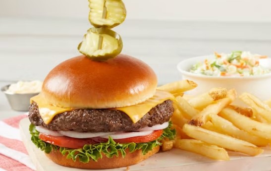 Bob Evans Cheeseburger
