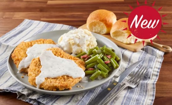 Bob Evans Country-Fried Steak Platter